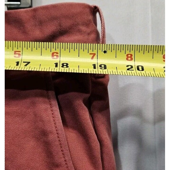 J Crew Always 770 Straight Pants 38x32 Actual 38x30 Salmon Red Chino Classic - Picture 8 of 10